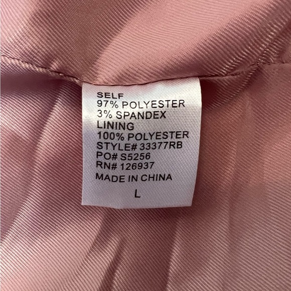 BLVD Pink Dress Jacket with Bell Sleeves - Picture 5 of 5